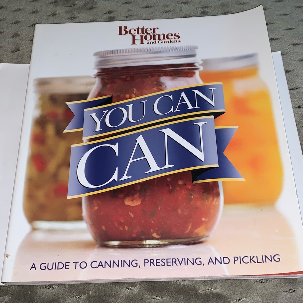 Better Homes and Gardens canning book